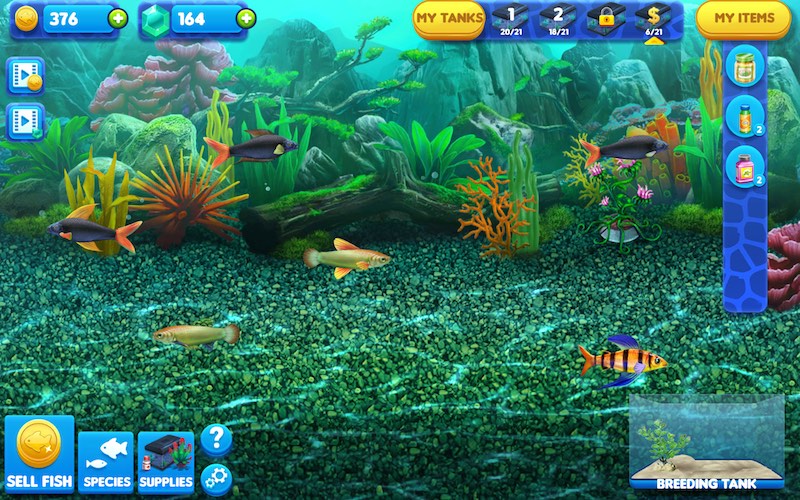 magic fish in fish tycoon